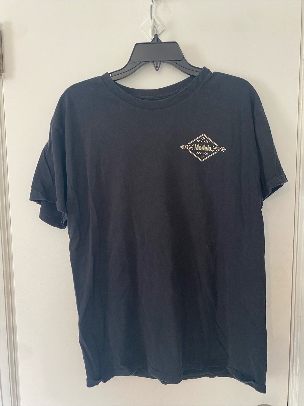 ModelCo Black Short Sleeve Logo Tee